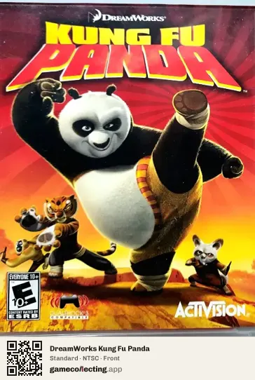 DreamWorks Kung Fu Panda PlayStation 3, NTSC box front