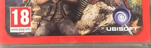 Far Cry 4, the PEGI square on its front