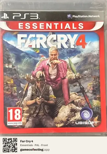 Far Cry 4 PlayStation 3, PAL box front