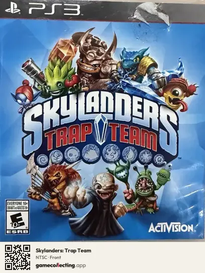Skylanders: Trap Team PlayStation 3, NTSC box front