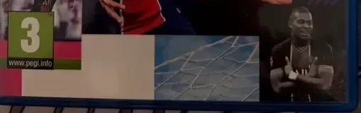 FIFA 21, the PEGI square on its front