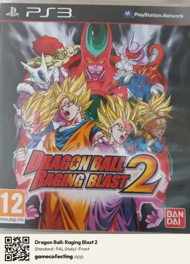 Dragon Ball: Raging Blast 2 PlayStation 3, Italy box front