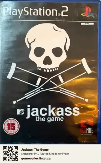 Jackass: The Game PlayStation 2, United Kingdom box front