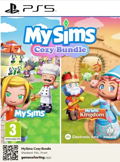 MySims: Cozy Bundle PlayStation 5, PAL box front