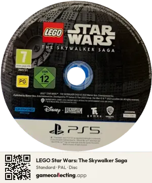 LEGO Star Wars: The Skywalker Saga PlayStation 5, PAL disc