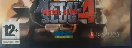 Metal Slug 4, the PEGI square on its front