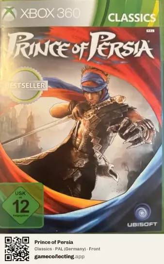 Prince of Persia Xbox 360, Germany box front