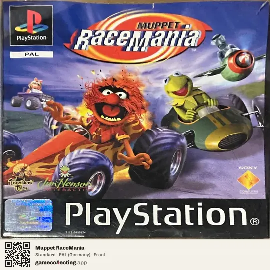 Muppet RaceMania PlayStation, Germany box front