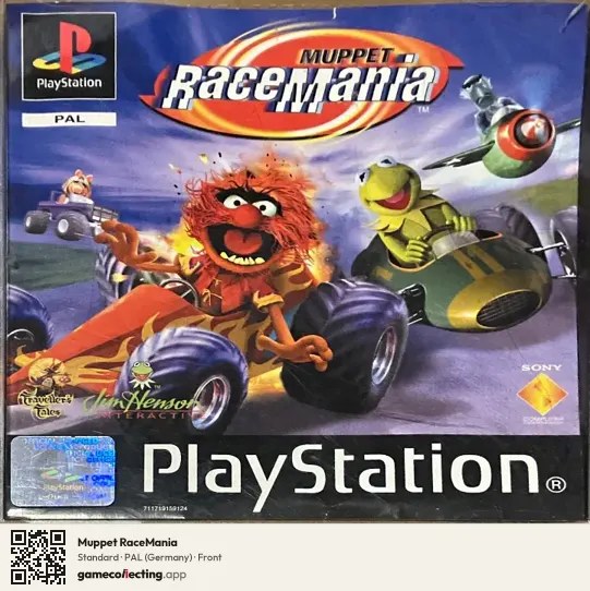 Muppet RaceMania PlayStation, Germany box front
