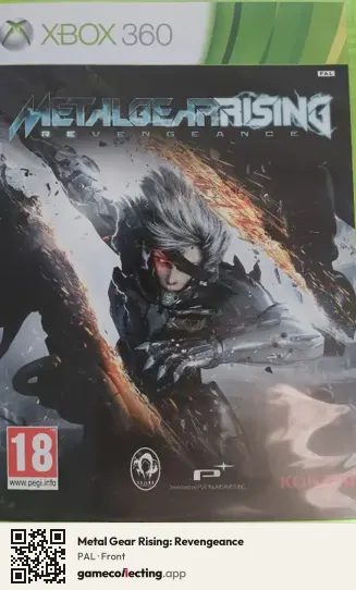 Metal Gear Rising: Revengeance Xbox 360, PAL box front
