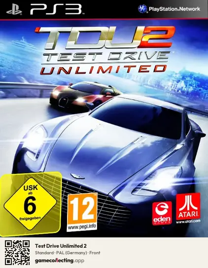 Test Drive Unlimited 2 PlayStation 3, Germany box front