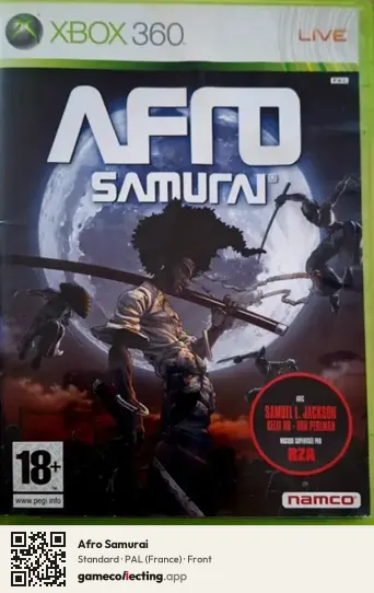 Afro Samurai Xbox 360, France box front
