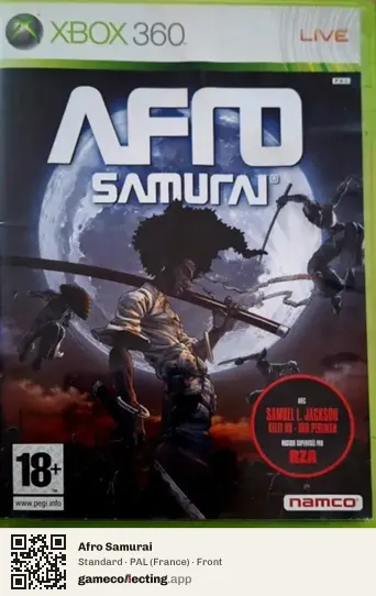 Afro Samurai Xbox 360, France box front