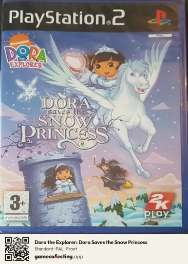 Dora the Explorer: Dora Saves the Snow Princess PlayStation 2, PAL box front