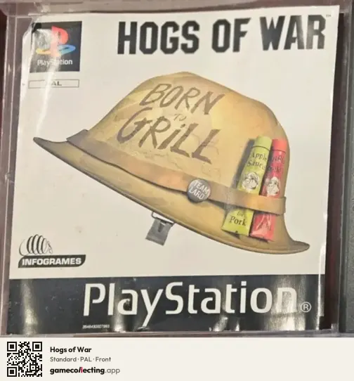 Hogs of War PlayStation, PAL box front