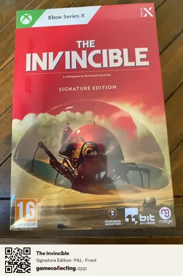 The Invincible Xbox Series X, PAL box front