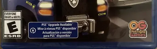 PAW Patrol: Grand Prix, the ESRB box on its front
