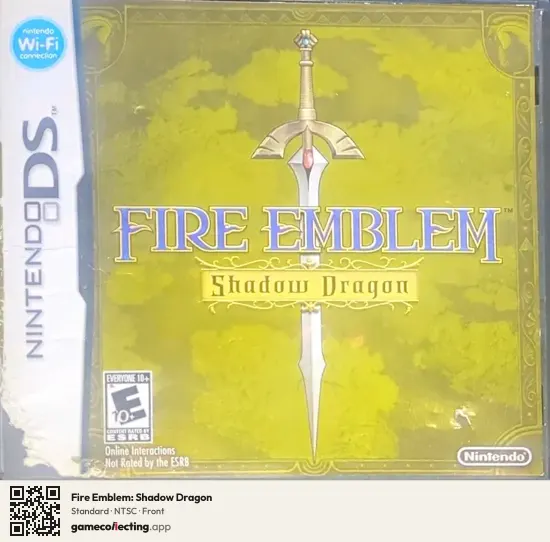 Fire Emblem: Shadow Dragon Nintendo DS, NTSC box front