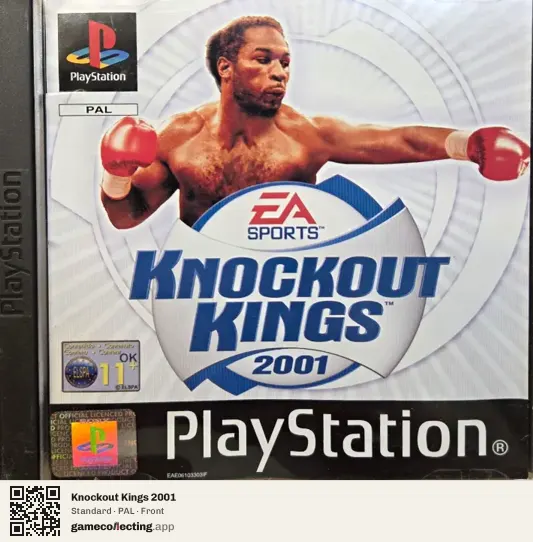 Knockout Kings 2001 PlayStation, PAL box front