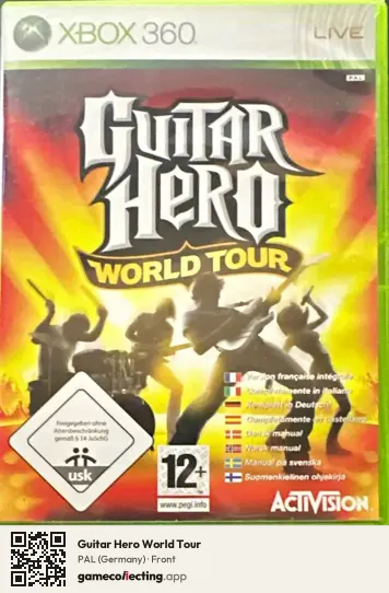 Guitar Hero World Tour Xbox 360, Germany box front