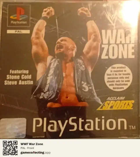 WWF War Zone PlayStation, PAL box front