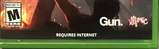Friday the 13th: The Game, the ESRB box on its front