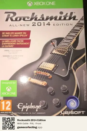 Rocksmith 2014 Edition Xbox One, PAL box front