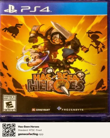 Has-Been Heroes PlayStation 4, NTSC box front