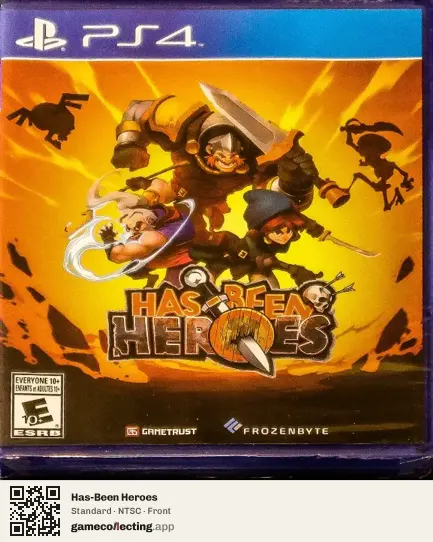 Has-Been Heroes PlayStation 4, NTSC box front