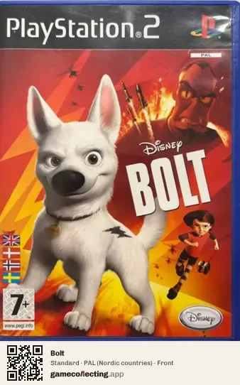 Bolt PlayStation 2, Nordic countries box front