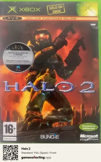 Halo 2 Xbox, Spain box front