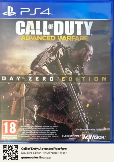 Call of Duty: Advanced Warfare PlayStation 4, France box front