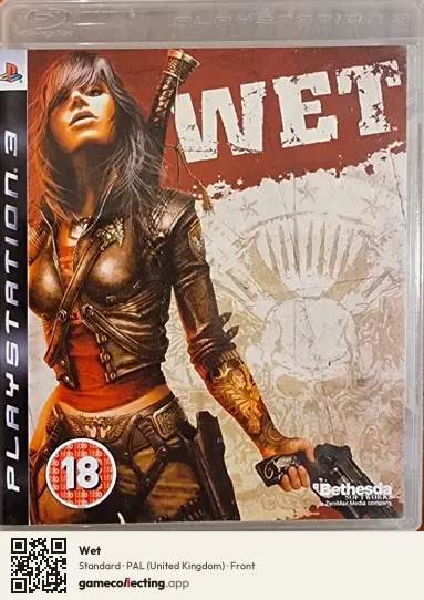 Wet PlayStation 3, United Kingdom box front