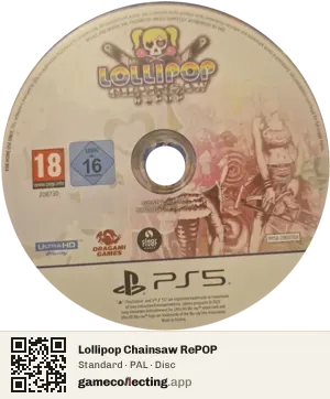 Lollipop Chainsaw RePOP PlayStation 5, PAL disc