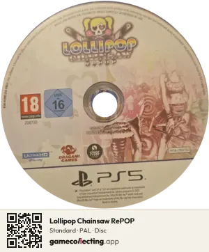 Lollipop Chainsaw RePOP PlayStation 5, PAL disc