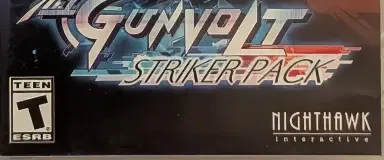 Azure Striker Gunvolt: Striker Pack, the ESRB box on its front