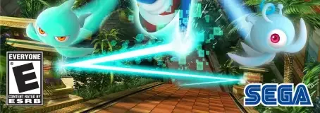 Sonic Colors, the ESRB box on its front