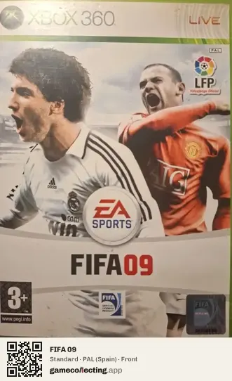 FIFA 09 Xbox 360, Spain box front