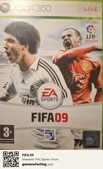 FIFA 09 Xbox 360, Spain box front