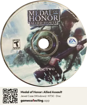 Medal of Honor: Allied Assault Computer, NTSC disc