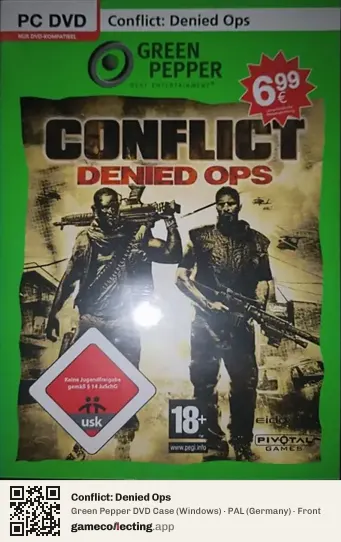 Conflict: Denied Ops Computer, Germany box front