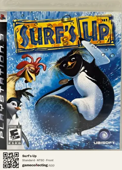 Surf's Up PlayStation 3, NTSC box front