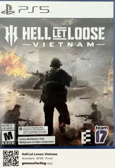 Hell Let Loose: Vietnam PlayStation 5, NTSC box front