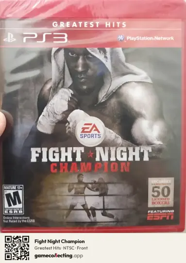 Fight Night Champion PlayStation 3, NTSC box front