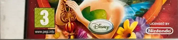 Tinker Bell and the Lost Treasure, the PEGI square on its front
