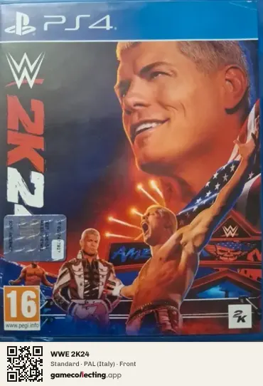 WWE 2K24 PlayStation 4, Italy box front