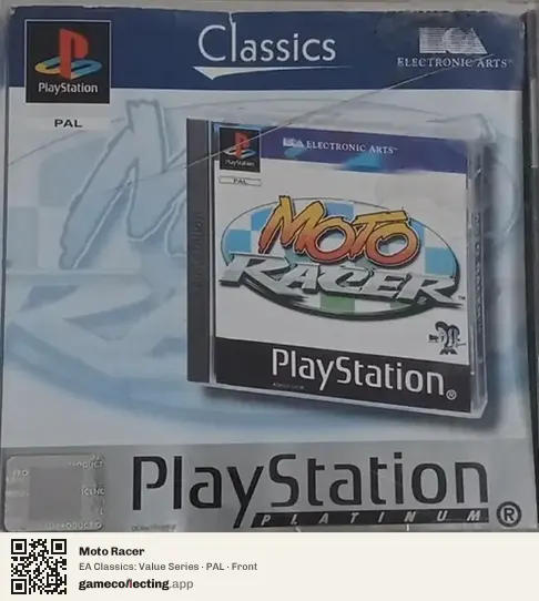Moto Racer PlayStation, PAL box front