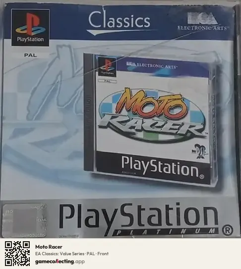 Moto Racer PlayStation, PAL box front