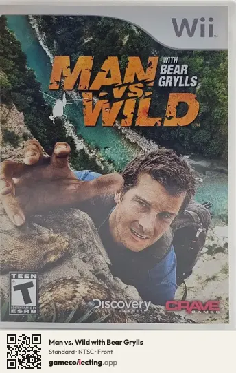 Man vs. Wild with Bear Grylls Nintendo Wii, NTSC box front