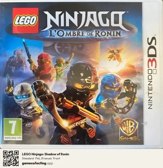 LEGO Ninjago: Shadow of Ronin Nintendo 3DS, France box front